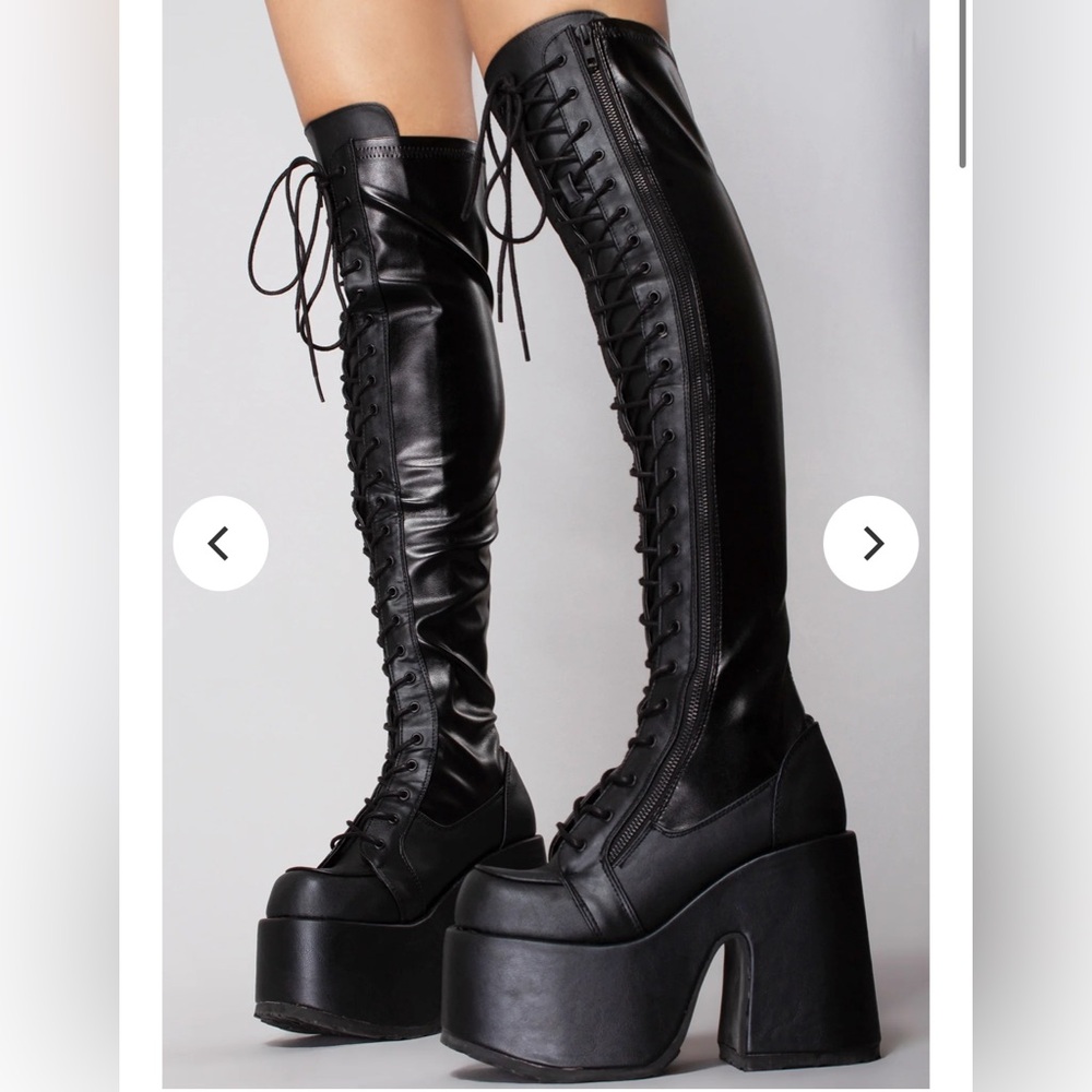 ❗️SOLD ❗️Demonia thigh high boots